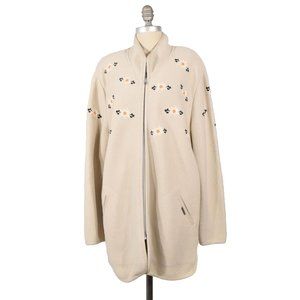 Geiger Collections Boiled Wool Embroidered Coat